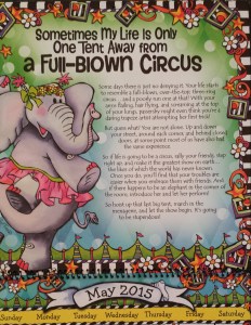 This is where having wacky friends can really save the show!