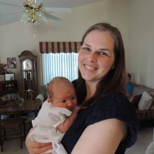 Miss Birdie and me. :) Photo by Seymour